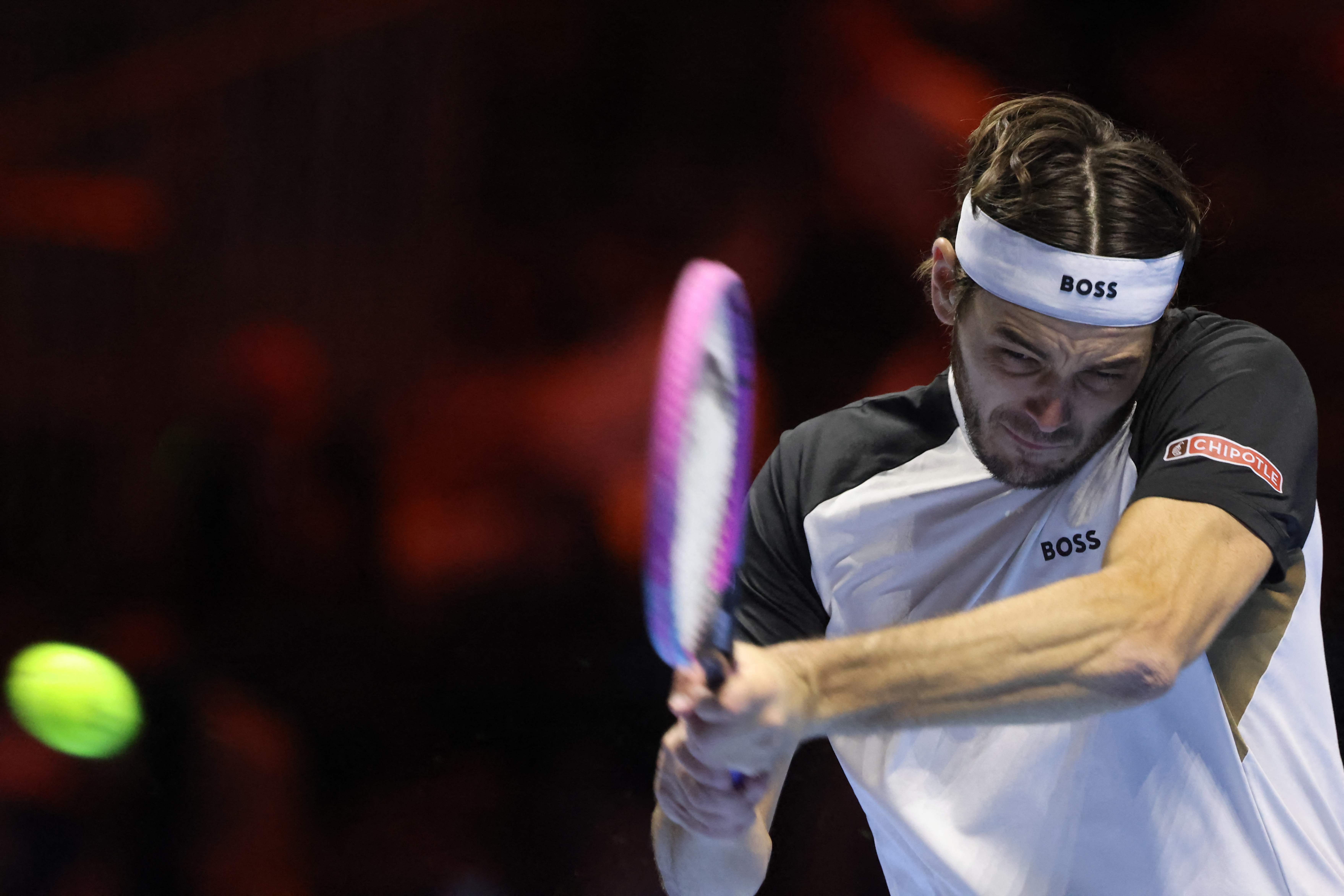 （外代二线）网球——沙特“六王大满贯”表演赛：弗里茨胜兹维列夫